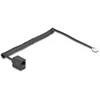 Delock Telefonkabel / Spiralkabel RJ11 Stecker zu RJ45 Buchse juodas 2 m