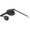 Delock Telefonkabel / Spiralkabel RJ11 Stecker zu RJ45 Buchse juodas 3 m