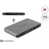 „Delock Thunderbolt™ 3“ prijungimo stotelė 8K –
