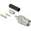 Delock TNC Buchse zum Crimpen RG-174 / RG-316 mit passendem Schrumpfschlauch