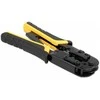 Delock Universelle Crimpzange mit Abisolierer für 8P (RJ45), 6P (RJ12/11) oder 4P Stecker