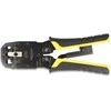 Delock Universelle Crimpzange mit Abisolierer für 10P (RJ50), 8P (RJ45), 6P (RJ12/11), 6P DEC oder 4P Modular Stecker