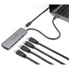 DELOCK USB 10 Gbps 4 Port USB Typ-A Hub mit USB Type-C Anschluss und zustzlicher Strombuchse