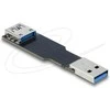 Delock USB 10 Gbps Adapteris USB Typ-A Buchse zu Stecker gerade flach