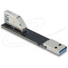 Delock USB 10 Gbps Adapteris USB Typ-A Buchse zu Stecker gedreht 90° oben