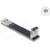 Delock USB 10 Gbps Adapteris USB Typ-A Buchse zu Stecker gewinkelt 90°