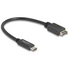Delock USB 10 Gbps Kabelis USB Typ-E Key A 20 Pin Stecker zu USB Type-C™ Stecker 25 cm