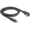 Delock USB 3.2 Gen 2 Kabelis, USB-C Stecker > USB-C Stecker (juodas, 1 Meter, PD 3.0, Laden mit bis zu 60 Watt)