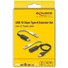 DELOCK USB 10 Gbps Typ-A Extender Set uber LC Duplex Kabelis