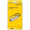 HUB USB Delock DeLOCK USB 10 Gbps USB Type-C Hub with 4 x USB Type-C socket, USB hub (pilkas)