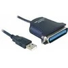 Kabelis USB Delock USB-A - 0.8 m Juodas (82001)