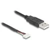 DELOCK USB 2.0 Anschlusskabel fur 5 Pin Kameramodule 0.6m