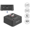 Doko stotelė Delock USB 20 Gbps doko stotelė dla 2 x M.2 NVMe PCIe SSD su funkcija klonowania i usuwania