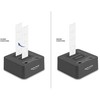 Doko stotelė Delock USB 20 Gbps doko stotelė dla 2 x M.2 NVMe PCIe SSD su funkcija klonowania i usuwania