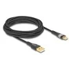 DELOCK USB 2.0 Kabelis Typ-A St. zu USB Type-C St. 60 W 3 m