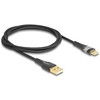 DELOCK USB 2.0 Kabelis Typ-A St. zu USB Type-C St. 60 W 1 m