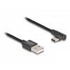 Kabelis USB Delock USB-A - USB-C 0.5 m Juodas (80029)