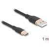 DELOCK USB 2.0 Kabelis USB Typ-A St > USB Typ-C St 1m juodas