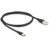 DELOCK USB 2.0 Kabelis USB Typ-A St > USB Typ-C St 1m juodas