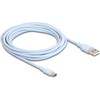 DELOCK USB 2.0 Kabelis USB Typ-A St > USB Typ-C St 4m blau