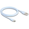 DELOCK USB 2.0 Kabelis USB Typ-A St > USB Typ-C St 1m blau