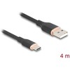 DELOCK USB 2.0 Kabelis USB Typ-A St > USB Typ-C St 4m juodas
