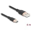 DELOCK USB 2.0 Kabelis USB Typ-A St > USB Typ-C St 4m juodas