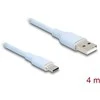 DELOCK USB 2.0 Kabelis USB Typ-A St > USB Typ-C St 4m blau