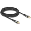DELOCK USB 2.0 Typ-C St. zu St. transparent PD 3.0 100 W 3 m