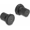 DELOCK USB 2.0 Typ Micro-B zu USB 2.0 Typ Micro-B Einbaubu.