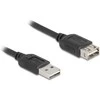 Delock USB 2.0 Verlngerungskabel EASY USB Typ-A Stecker zu Typ-A Buchse 0.5 m