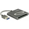 Delock 91525 - XQD - Gray - 480 Mbit/s - Aluminum - • Mac OS 10.9 or above • Windows 7 32-bit • Windows 7 64-bit • Windows 8.1 32-bit •... - USB 3.2 Gen 1 (3.1 Gen 1)