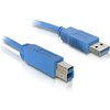 Kabelis USB Delock USB-A - USB-B 1.8 m Mėlyna (82434)