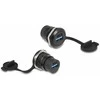Delock USB 3.2 Gen 1 Typ-A Einbaubuchse mit Staubschutzkappe