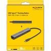 Stacja/replikator Delock USB 40 Gbps USB Type-C™ / Thunderbolt 3 / Thunderbolt 4 (87865)