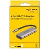 Delock - Hub - 5 Gbps, with USB-C connector - 4 x USB-C 3.2 Gen 1 - Desktop (64238)