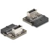 Delock USB 5 Gbps Adapteris Pfostenbuchse zu intern Typ-E Key A Buchse gewinkelt