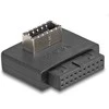 Delock USB 5 Gbps Adapteris Pfostenbuchse zu intern Typ-E Key A Buchse gewinkelt mit Gehäuse