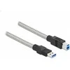 DELOCK USB 3.2 Gen 1 A tipo kištukinis kabelis su B tipo kištuku su metaliniu apvalkalu 2 m
