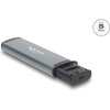 Skaitytuvas Delock DELOCK USB 5 Gbps Kartenleser mit SD und Micro SD Slot und Aufbewahrungsf�chern f�r Speicherkarten