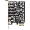 Delock USB 5 Gbps PCI Express x1 Karte zu 5 x extern Typ-A + 2 x extern USB Type-C™ Buchse