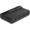 DELOCK USB 5 Gbps Switch 4 x Gert und 2 x Host