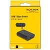 Delock USB 5 Gbps Switch für 2 PC an 1 Gerät