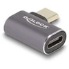 Adapteris USB Delock 60047 USB-C - USB-C Pilka (60047)