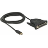 Kabelis USB Delock USB-C - USB-C 1.8 m Juodas (62980)