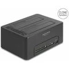 DeLOCK 64183 Dual Dockingstation fur 2 x SATA HDD / SSD mit Klon Funktion und Card Reader