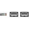 „Delock“ USB kabelio kaiščio antraštė, lizdas > 2 x A tipo USB 2.0 lizdas, 20 cm