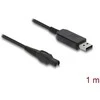 Delock USB Ladekabel 15 V für Elektrorasierer kompatibel mit Philips OneBlade Pro 360 HQ7 HQ8 HQ9 Serie - Rasierer Ladegerät Ersatzkabel 1 m