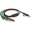 USB kabelis Delock USB krovimo kabelis 4 viename USB A tipo + USB C su Lightning / Micro USB / 2 x USB C tipo 1,20 m