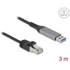 Delock Adapteris USB 3.0 Gigabit Ethernet Antracytowy, Juodas (60757)